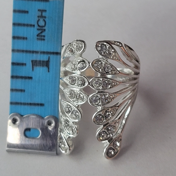 Vintage Bat Wing Unbranded Statement Ring - Picture 15 of 15